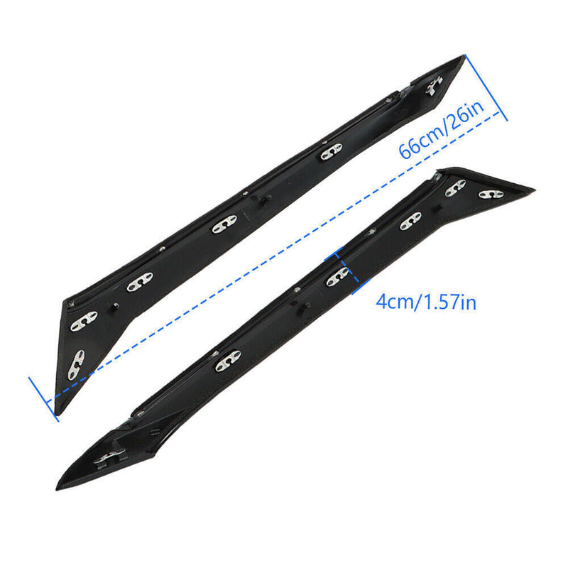 DURAFORCE Rear Right & Left Side Pillar Molding Trim For 2016-2021 NISSAN MAXIMA