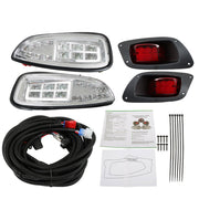 DURAFORCE LED Headlights / LED Tail Lights For 2016+ EZGO RXV Gas or Electric Golf Cart