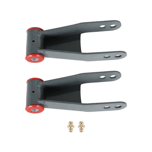 DURAFORCE 2" Rear Lowering Drop Shackles Kit For 1997-2003 Ford F-150 2WD 4WD 2PCS