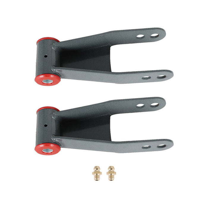 DURAFORCE 2" Rear Lowering Drop Shackles Kit For 1997-2003 Ford F-150 2WD 4WD 2PCS