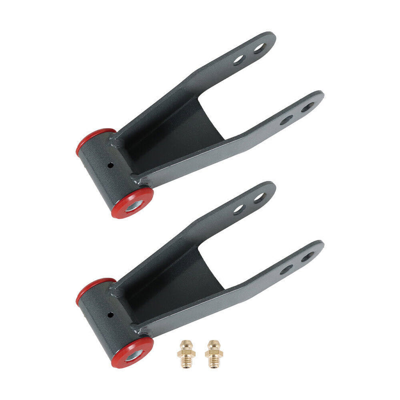 DURAFORCE 2" Rear Lowering Drop Shackles Kit For 1997-2003 Ford F-150 2WD 4WD 2PCS