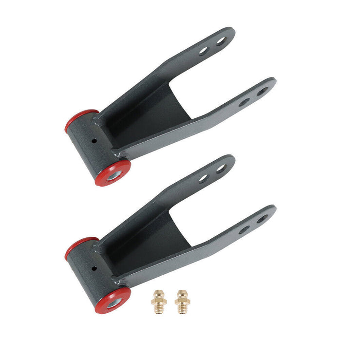 DURAFORCE 2" Rear Lowering Drop Shackles Kit For 1997-2003 Ford F-150 2WD 4WD 2PCS