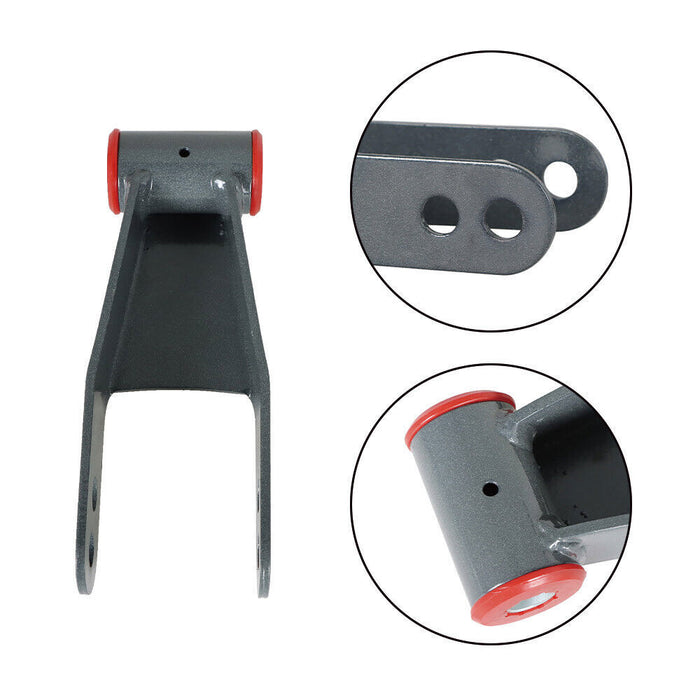 DURAFORCE 2" Rear Lowering Drop Shackles Kit For 1997-2003 Ford F-150 2WD 4WD 2PCS