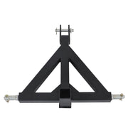 DURAFORCE 3 Point 2'' Trailer Receiver Hitch Tow Drawbar Category 1 Tractor Adapter