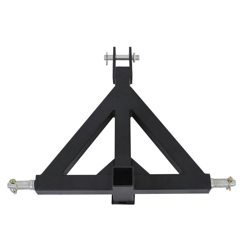 DURAFORCE 3 Point 2'' Trailer Receiver Hitch Tow Drawbar Category 1 Tractor Adapter