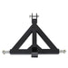 DURAFORCE 3 Point 2'' Trailer Receiver Hitch Tow Drawbar Category 1 Tractor Adapter