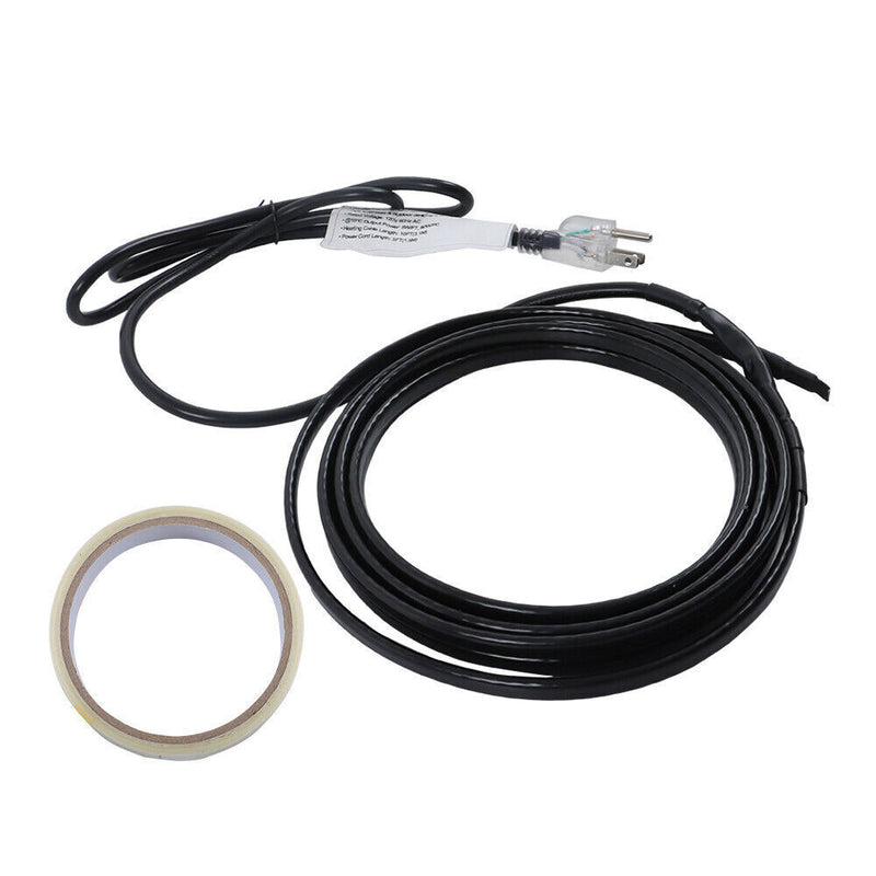 DURAFORCE For Pipe Freeze Protection Heat Tape 120V For Water Pipes,Heating Cable 10 Feet