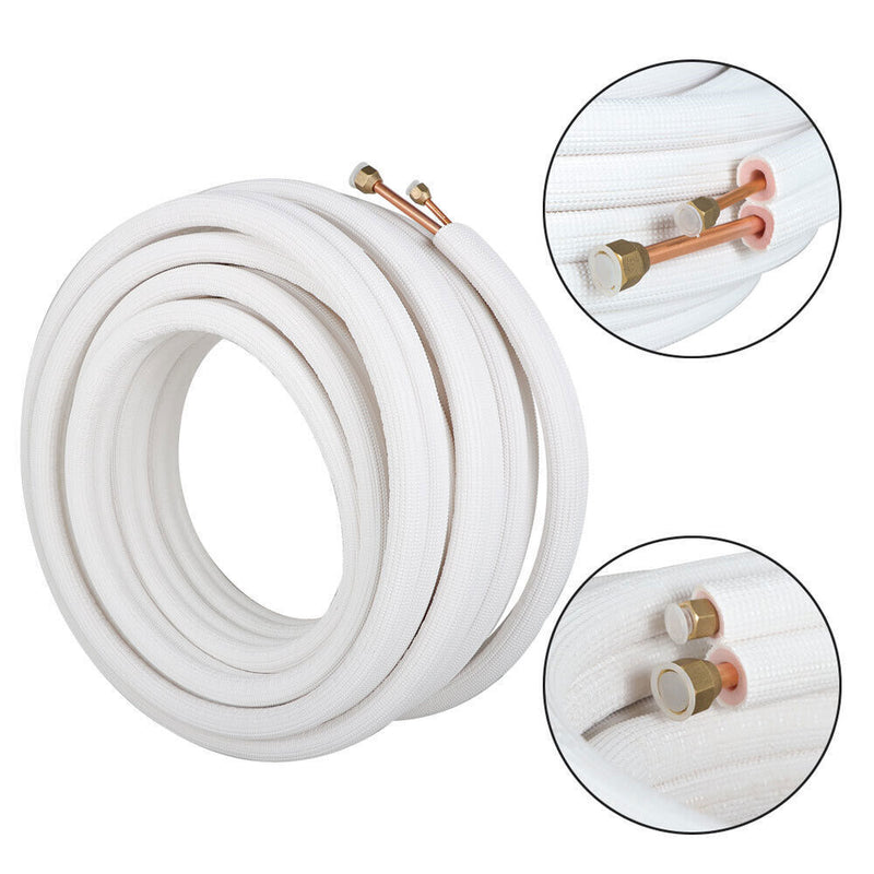 DURAFORCE 50 Feet Install Kit For Mini Split Heat Pump Systems 1/4"-3/8" Dia. Pipe New