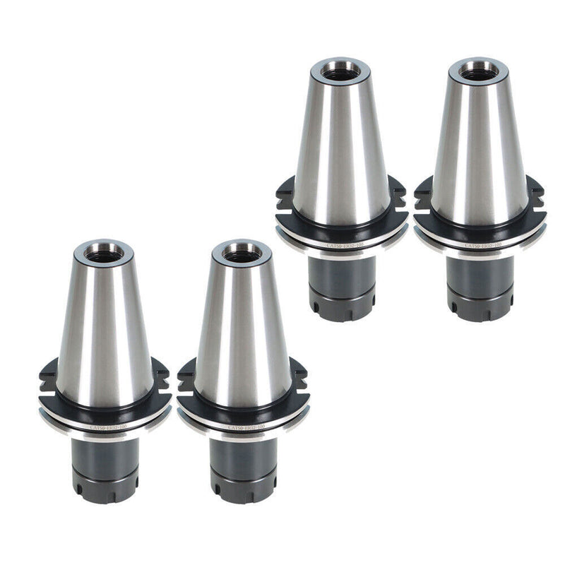 DURAFORCE CAT50-ER32 COLLET CHUCK 4" Gage Length 4 CHUCKS Tool Holder Set