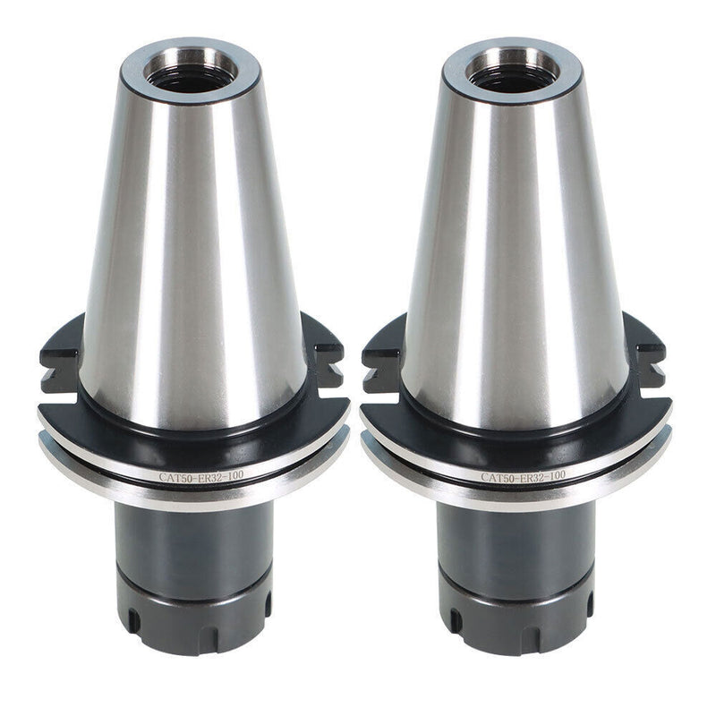 DURAFORCE CAT50-ER32 COLLET CHUCK 4" Gage Length 4 CHUCKS Tool Holder Set