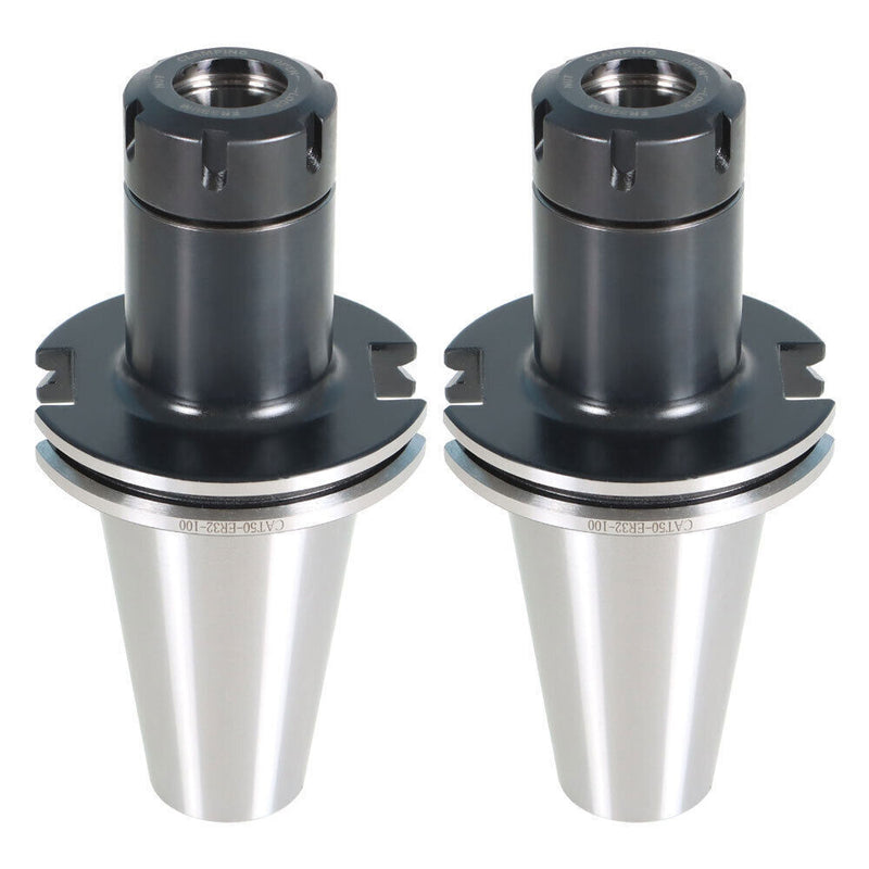 DURAFORCE CAT50-ER32 COLLET CHUCK 4" Gage Length 4 CHUCKS Tool Holder Set