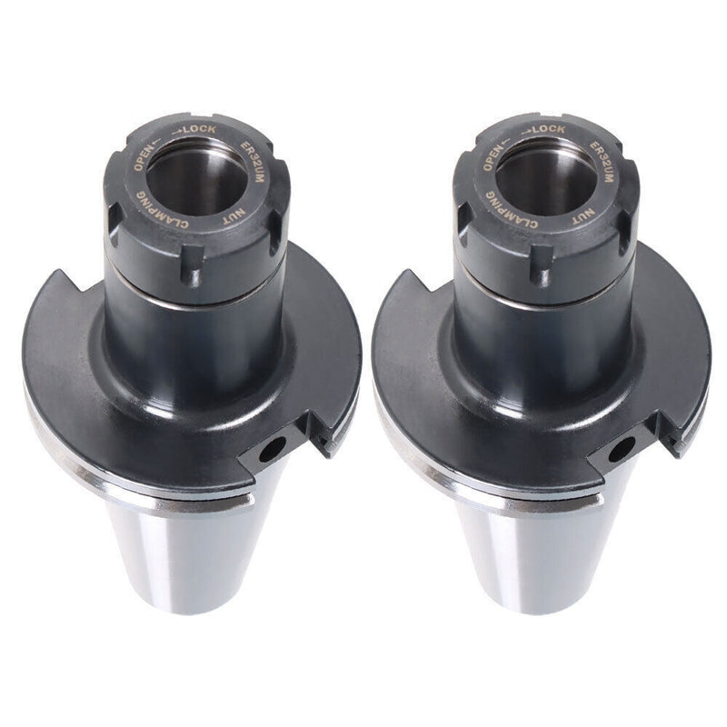 DURAFORCE CAT50-ER32 COLLET CHUCK 4" Gage Length 4 CHUCKS Tool Holder Set