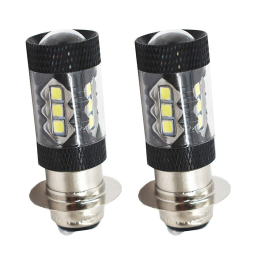 DURAFORCE 2PCS 80W LED Super White Head Light Bulbs For Honda TRX 250 300 400 450 700 USA
