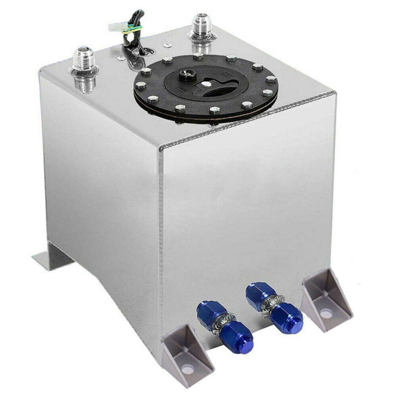 DURAFORCE 2.5 Gallon / 10L Fuel Cell Tank Aluminum Racing Drift W/ Level Sender