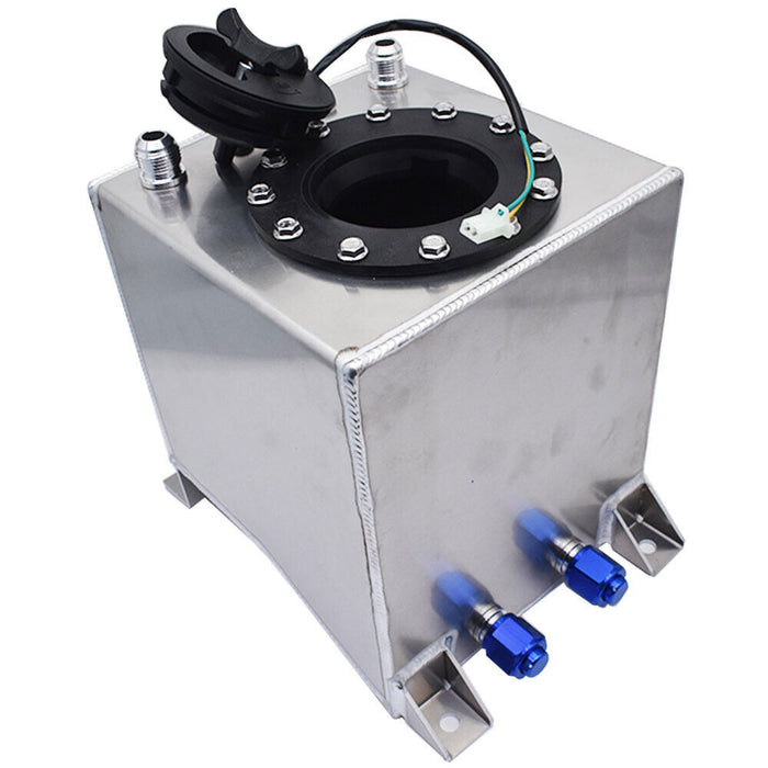 DURAFORCE 2.5 Gallon / 10L Fuel Cell Tank Aluminum Racing Drift W/ Level Sender