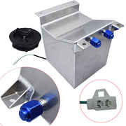 DURAFORCE 2.5 Gallon / 10L Fuel Cell Tank Aluminum Racing Drift W/ Level Sender