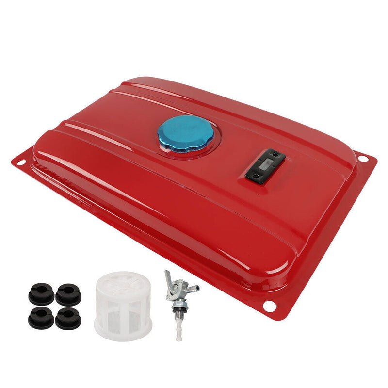 DURAFORCE 3.9 Gallon Universal Secondary Fuel Gas Tank Generator Petcock Filter Gauge Cap