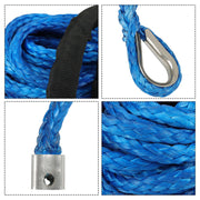 DURAFORCE 5/16"x50' 12000LBS Synthetic Winch Rope Line Recovery Cable For UTV ATV w/Sheath