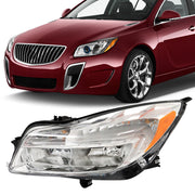 DURAFORCE Left Headlight For 2011-2013 Buick Regal Halogen Headlamp Driver Side LH
