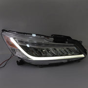 DURAFORCE Right+Left Full LED Headlights Chrome For 2016-2017 Honda Accord Sedan