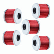 DURAFORCE Oil Filter x 5 For Honda TRX450R TRX 450R TRX450ER 2004 2005 2006 2007 2008 2009