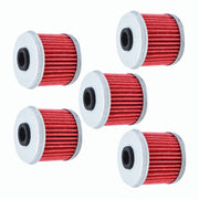 DURAFORCE Oil Filter x 5 For Honda TRX450R TRX 450R TRX450ER 2004 2005 2006 2007 2008 2009