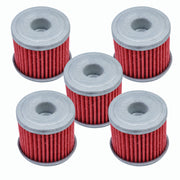 DURAFORCE Oil Filter x 5 For Honda TRX450R TRX 450R TRX450ER 2004 2005 2006 2007 2008 2009