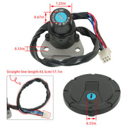 DURAFORCE For Kawasaki KL250 KLR250 86-05 KL600 KLR650 87-07 Ignition Switch Fuel Gas Cap
