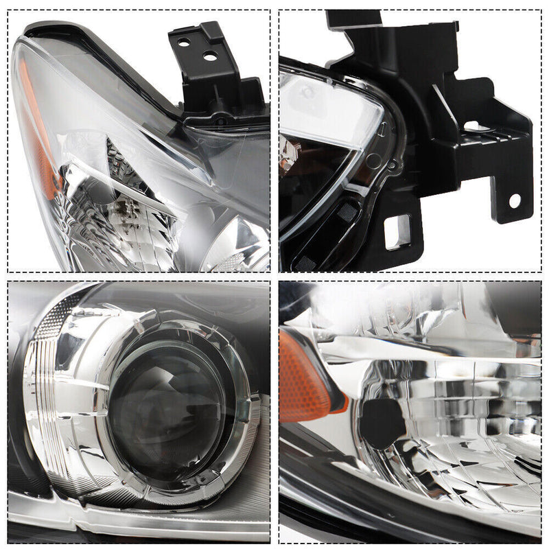 DURAFORCE Right Headlight For 2014-2017 Mazda 6 Halogen Headlamp Black Housing
