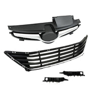 DURAFORCE Upper Lower Grille W/Bumper Brackets Set For Hyundai Elantra 2014-2016