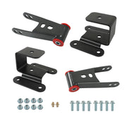 DURAFORCE Drop Shackles Hangers Lowering Kit 2"-4" For 1994-02 Dodge Ram 2500 3500
