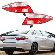 DURAFORCE LH+RH Outer Tail Lights For 2015-2017 Toyota Camry Brake Lamp Assembly