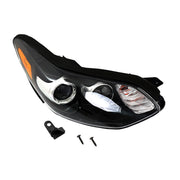DURAFORCE Right Headlight For 2017-2019 Kia Sportage Halogen w/LED DRL Black RH