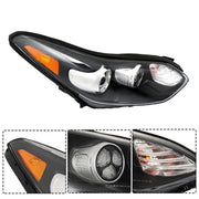 DURAFORCE Right Headlight For 2017-2019 Kia Sportage Halogen w/LED DRL Black RH