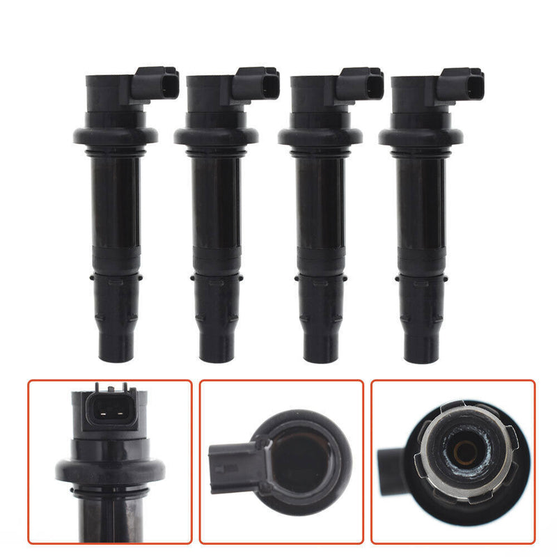 DURAFORCE For Yamaha YZF-R6 R6 YZF-R6S R6S YZF-R1 R1 FZ1 VMAX 1700 4 PACK IGNITION COILs