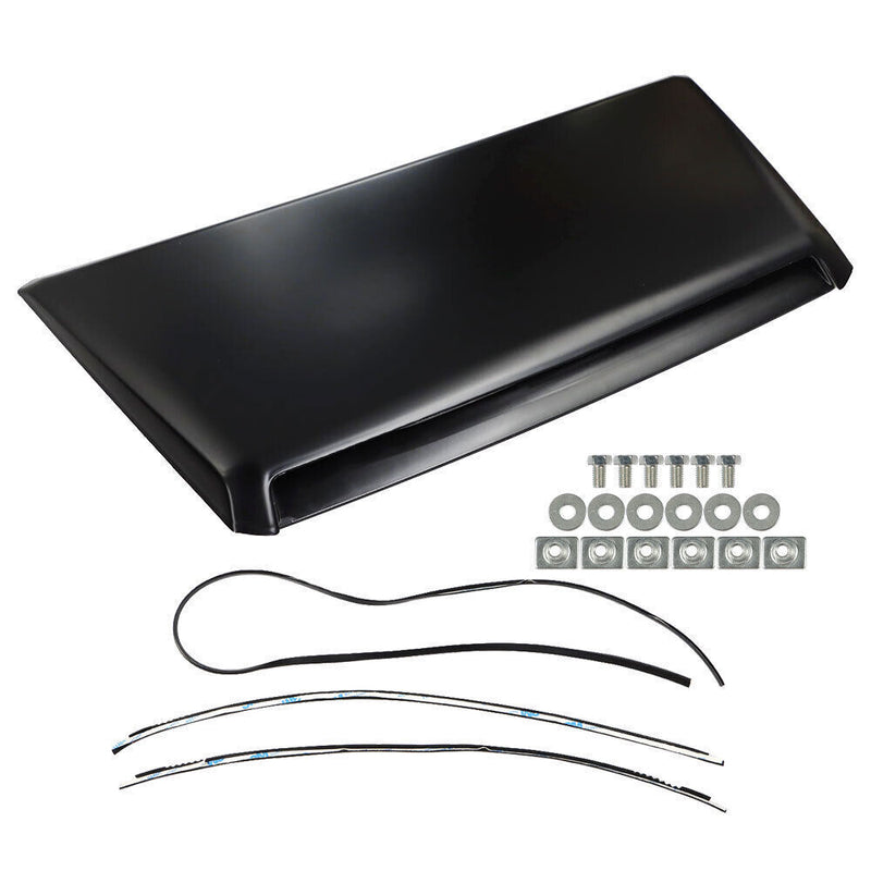 DURAFORCE Front Hood Scoop Bulge Kit For 2014-2021 Toyota Tundra Black Plastic
