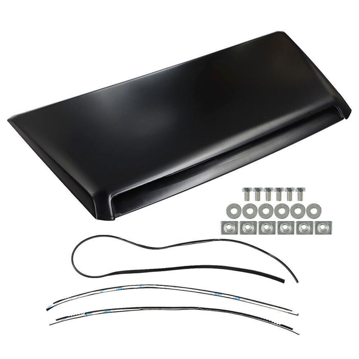 DURAFORCE Front Hood Scoop Bulge Kit For 2014-2021 Toyota Tundra Black Plastic