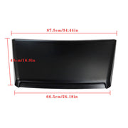 DURAFORCE Front Hood Scoop Bulge Kit For 2014-2021 Toyota Tundra Black Plastic