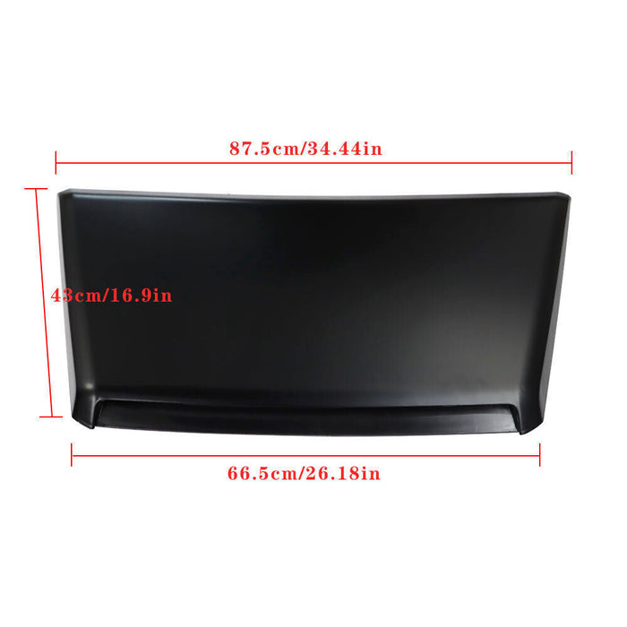 DURAFORCE Front Hood Scoop Bulge Kit For 2014-2021 Toyota Tundra Black Plastic