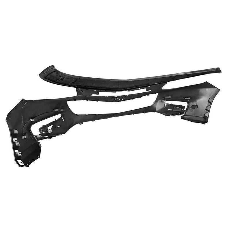 DURAFORCE Front Bumper Cover & Grille Fog Lights Assembly For 2012-2014 Ford Focus