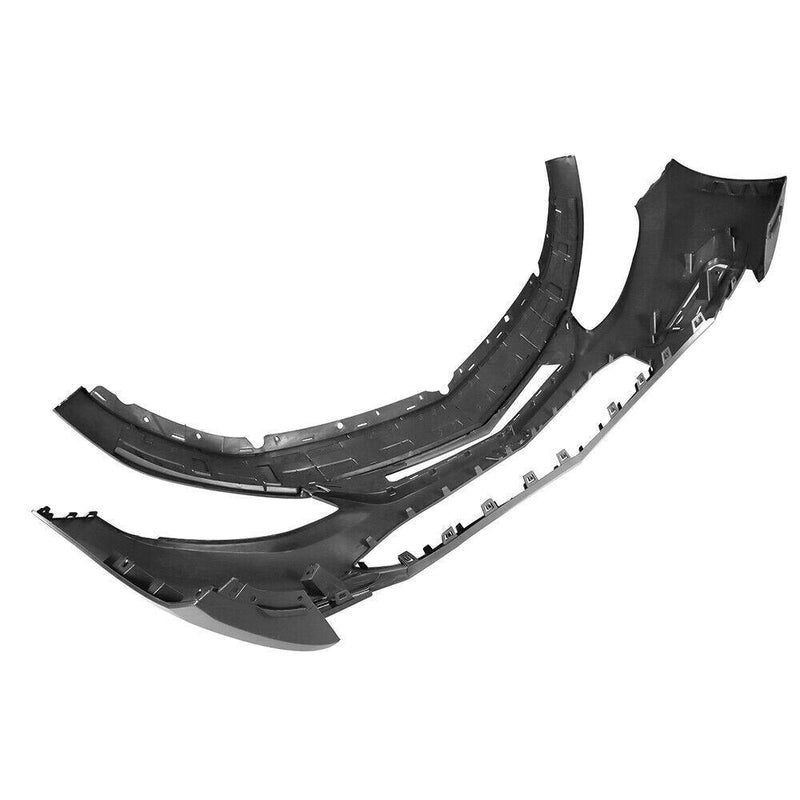 DURAFORCE Front Bumper Cover & Grille Fog Lights Assembly For 2012-2014 Ford Focus