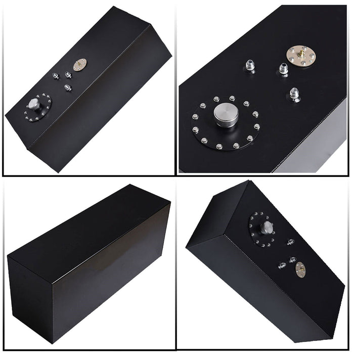 DURAFORCE 15 Gallon 60L Slim Race Drift Fuel Cell Gas Tank+level Sender Aluminum