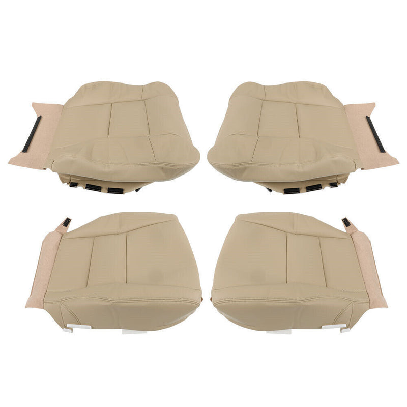 DURAFORCE Front Driver Passenger Seat Cover For Acura RDX 2007-2012 Leather Tan