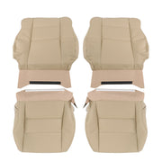 DURAFORCE Front Driver Passenger Seat Cover For Acura RDX 2007-2012 Leather Tan