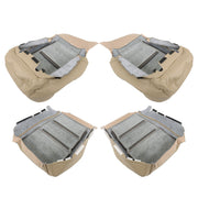 DURAFORCE Front Driver Passenger Seat Cover For Acura RDX 2007-2012 Leather Tan