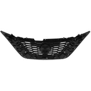 DURAFORCE Front Upper Chrome Grill For 2016-2018 Nissan Sentra ABS Honeycomb Mesh