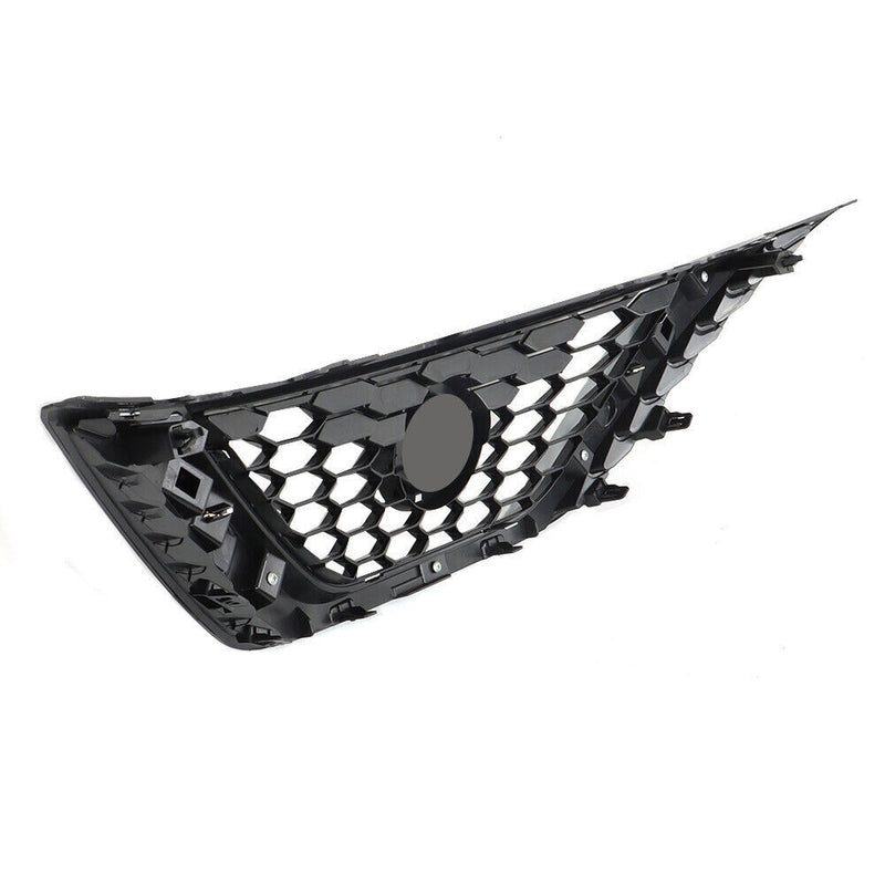 DURAFORCE Front Upper Chrome Grill For 2016-2018 Nissan Sentra ABS Honeycomb Mesh