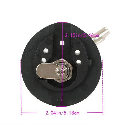 DURAFORCE BU5Z-9C268-B Locking Fuel Door Gas Cap For 2015-2022 Ford F-150 With 2 Keys