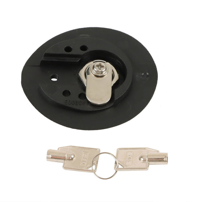 DURAFORCE BU5Z-9C268-B Locking Fuel Door Gas Cap For 2015-2022 Ford F-150 With 2 Keys