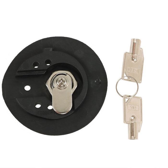 DURAFORCE BU5Z-9C268-B Locking Fuel Door Gas Cap For 2015-2022 Ford F-150 With 2 Keys